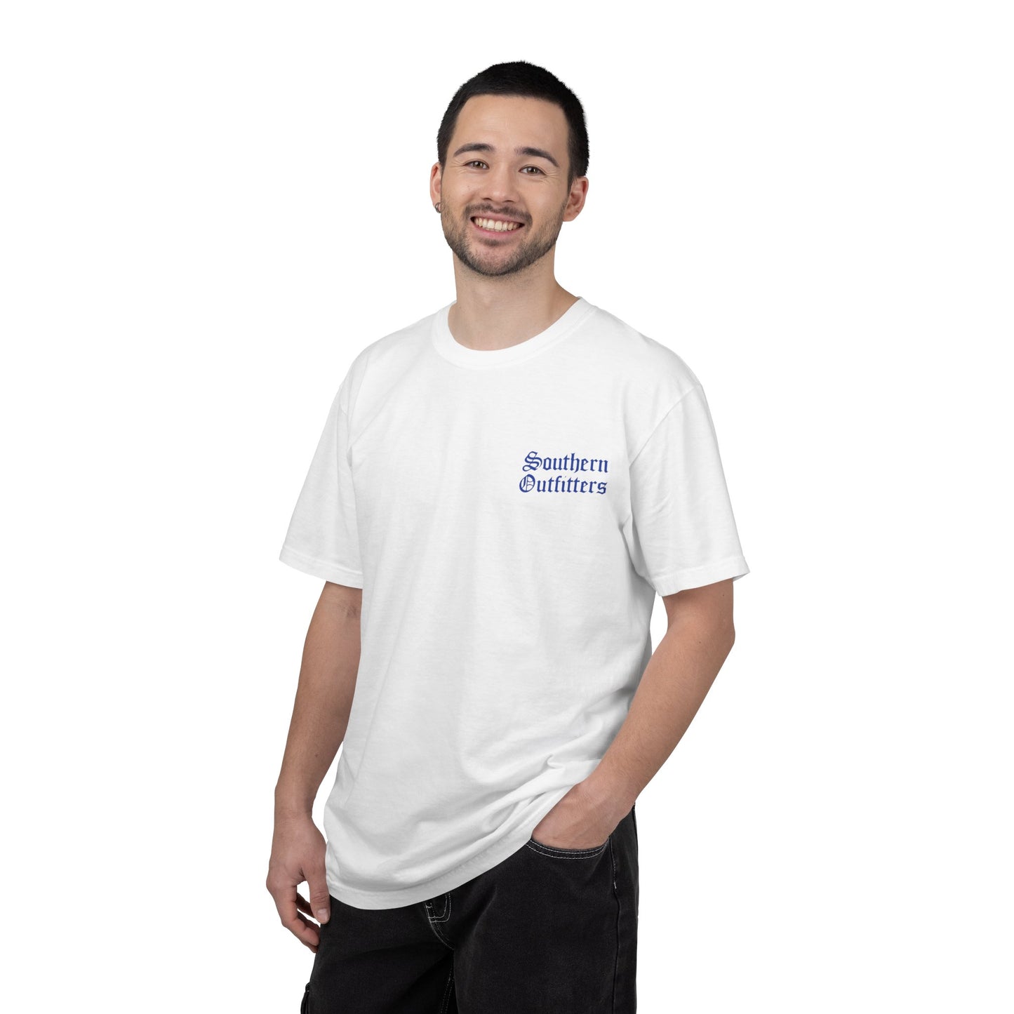 Southern Outfitters T-Shirt — Vintage Gothic Logo Tee