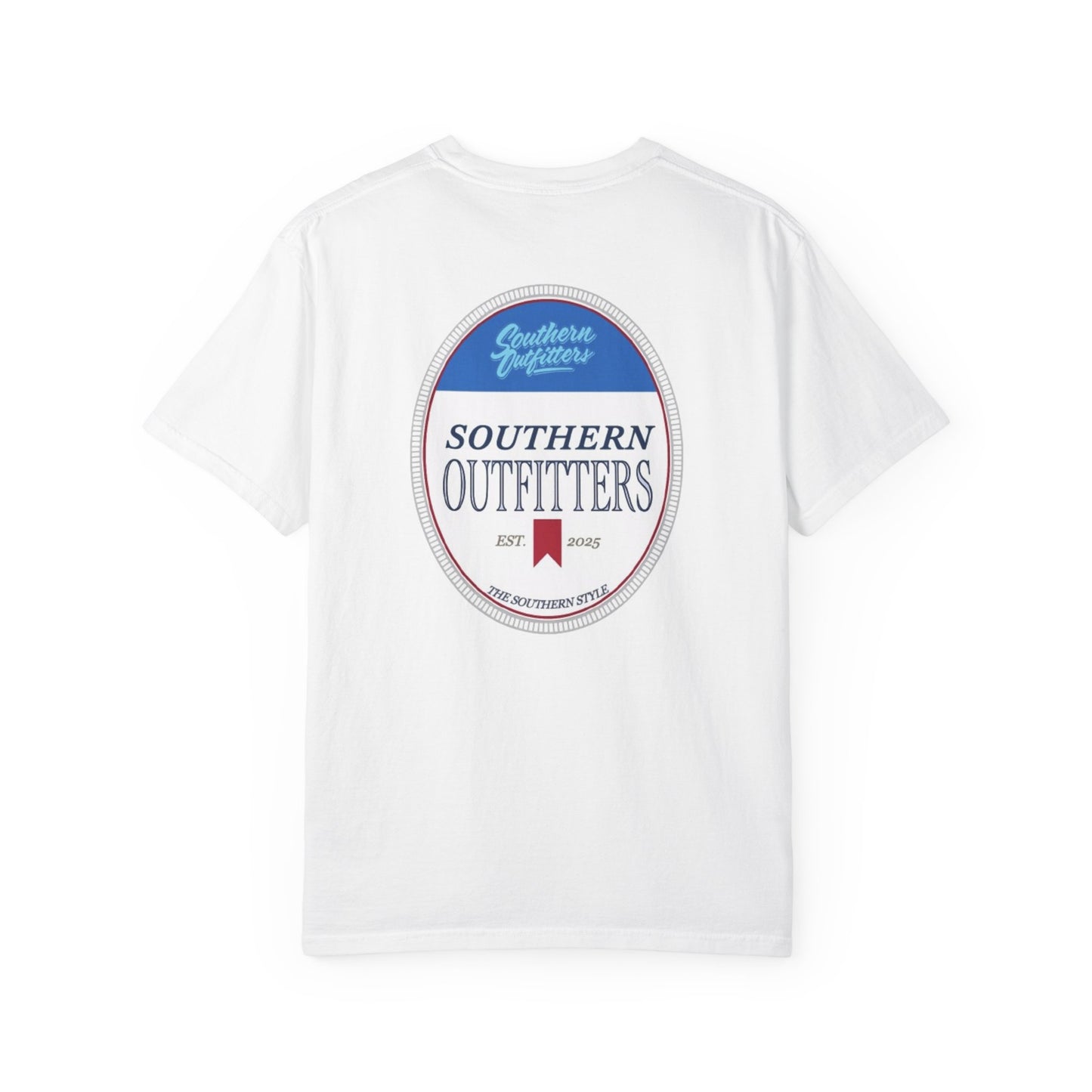 Southern Outfitters Logo Mitch T-Shirt — Retro Oval Back Print