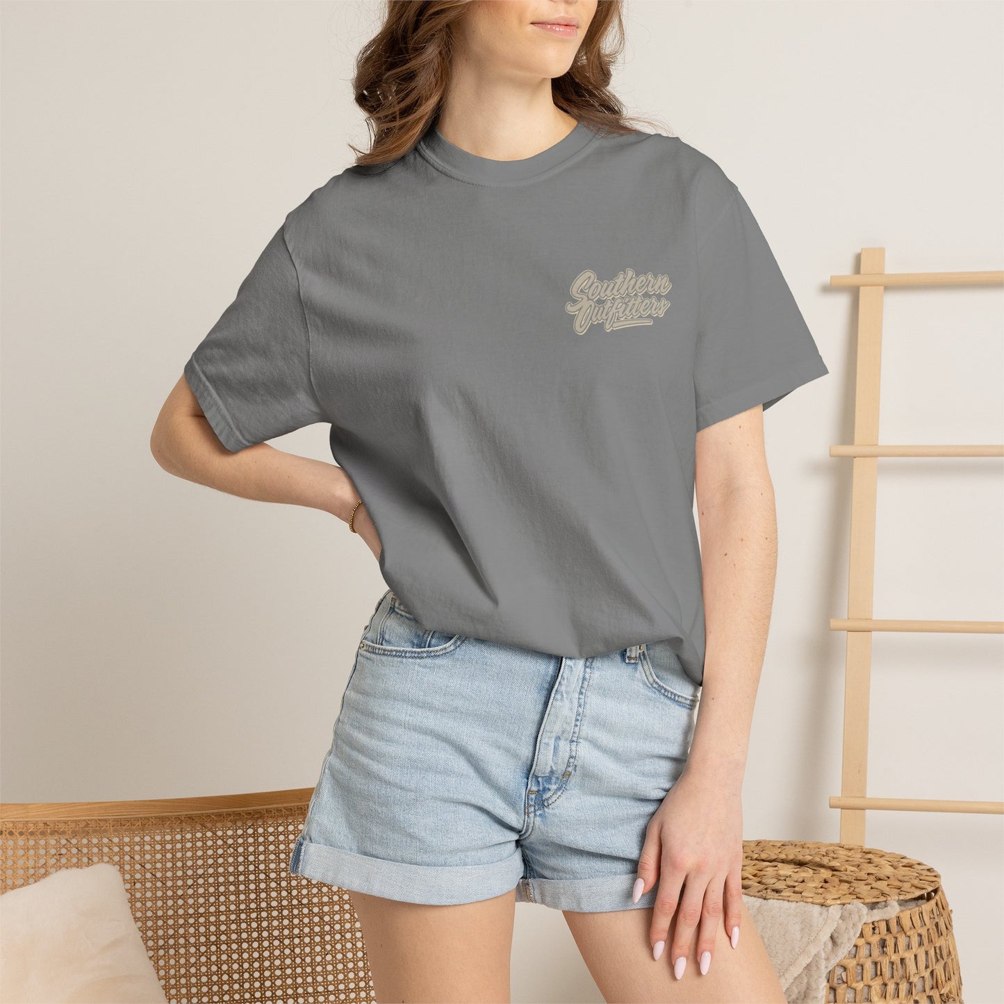 Southern Outfitters Hunting T-Shirt — Tree Stand Deer Graphic Tee