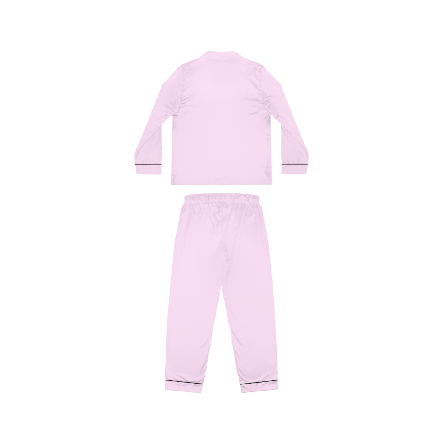 Women's Pink Satin Pajama Set – Luxe Soft Sleepwear