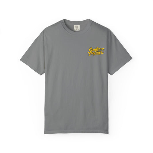 Southern Outfitters Logo T-Shirt — Retro Yellow Badge Tee