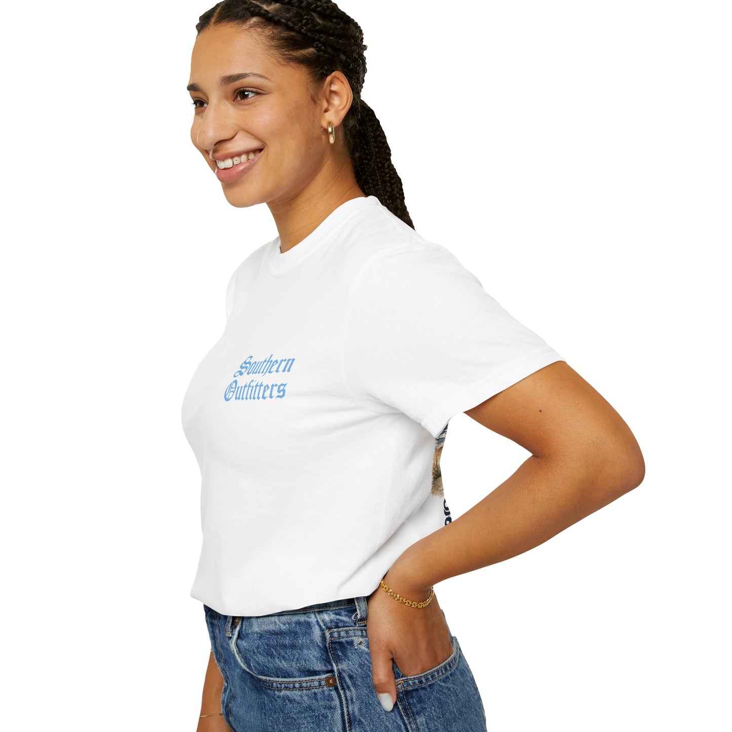 T-Shirt — Southern Outfitters Beach Scene with Fireworks