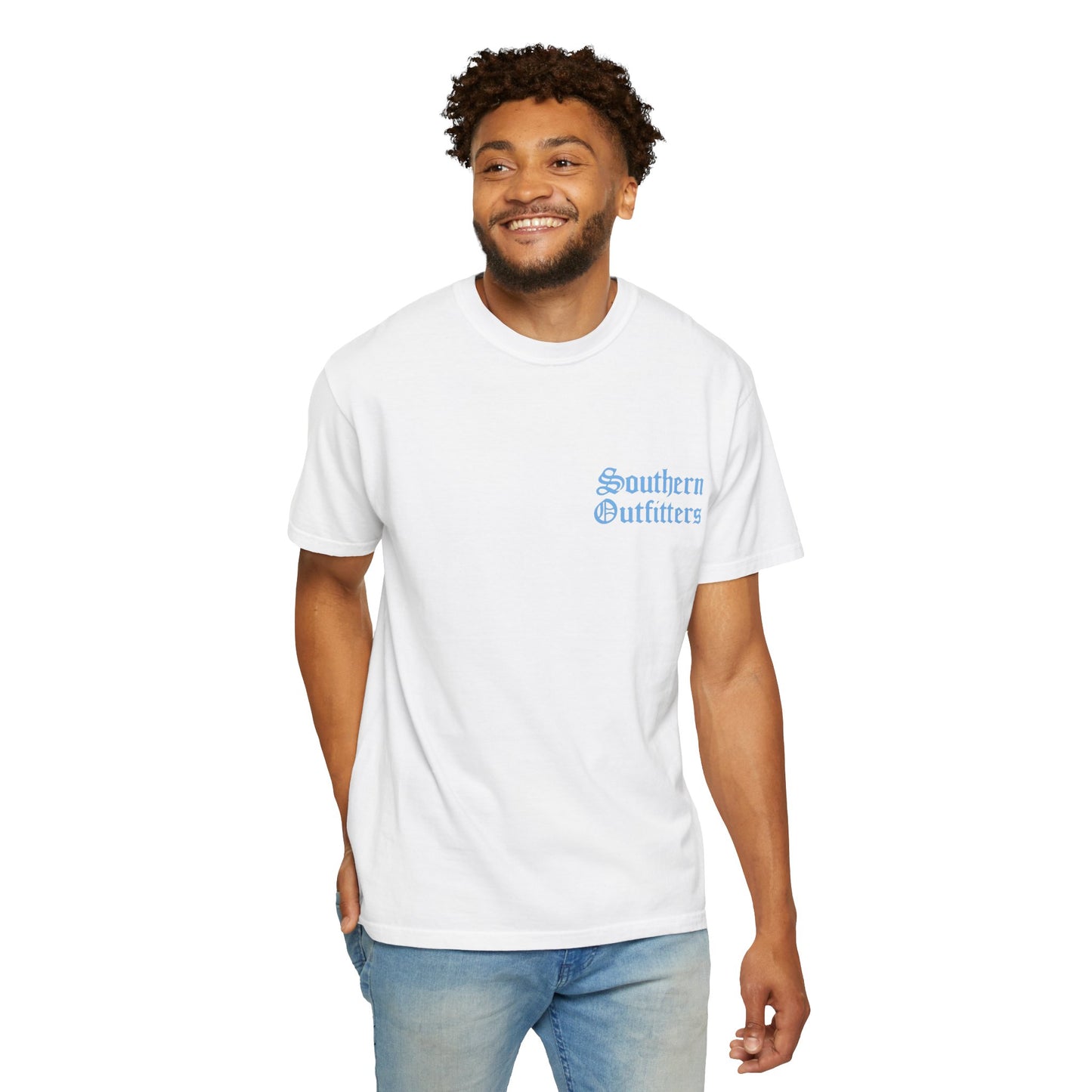 T-Shirt — Southern Outfitters Beach Scene with Fireworks