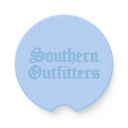 Soapstone Car Coaster — Southern Outfitters Blue Logo Car Cup Holder Insert