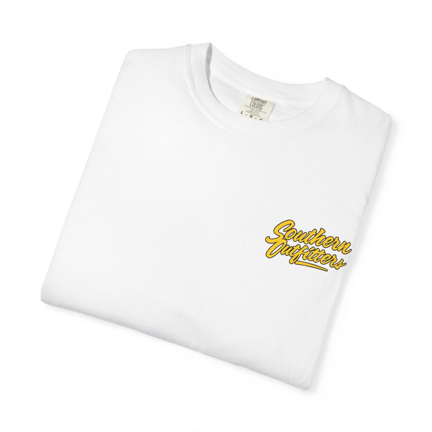 Southern Outfitters Logo T-Shirt — Retro Yellow Badge Tee
