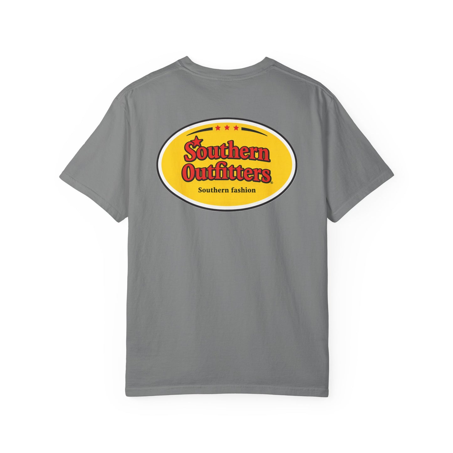 Southern Outfitters Logo T-Shirt — Retro Yellow Badge Tee