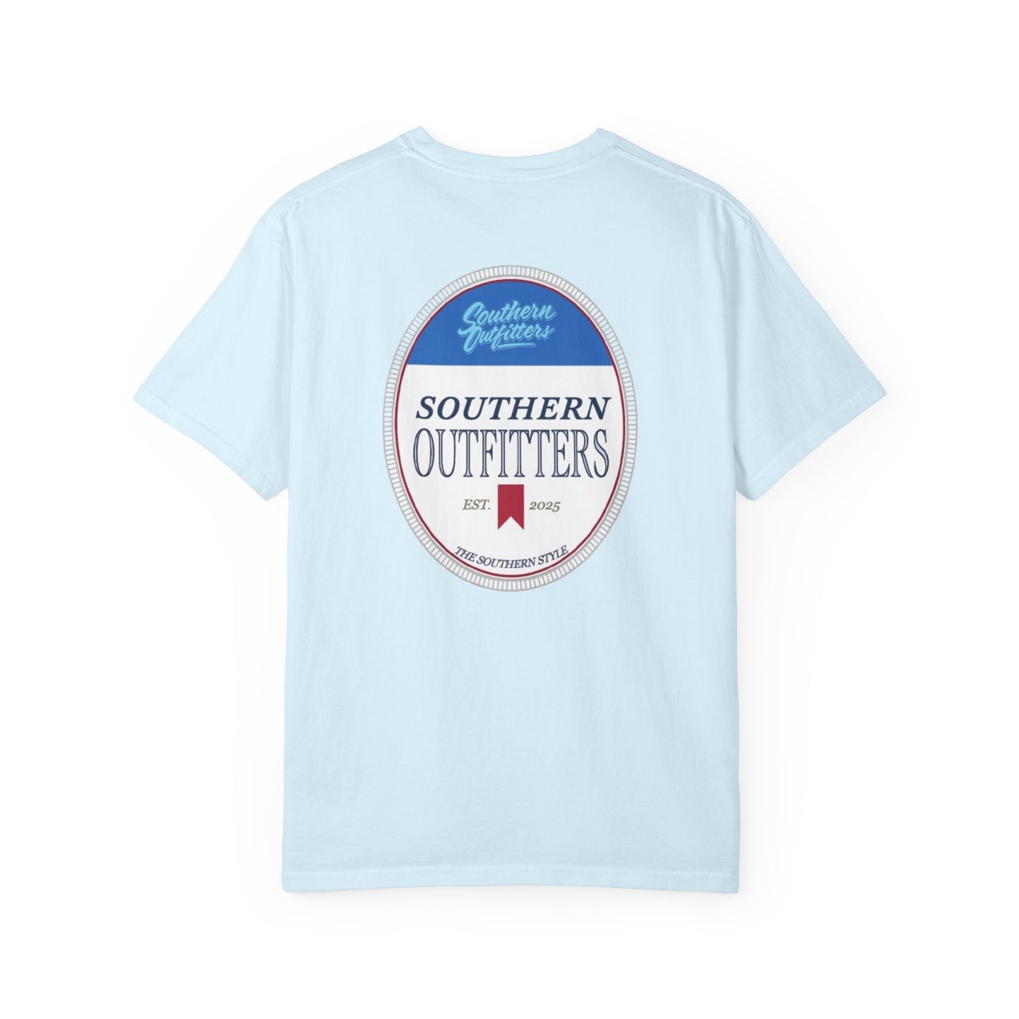 Southern Outfitters Logo Mitch T-Shirt — Retro Oval Back Print