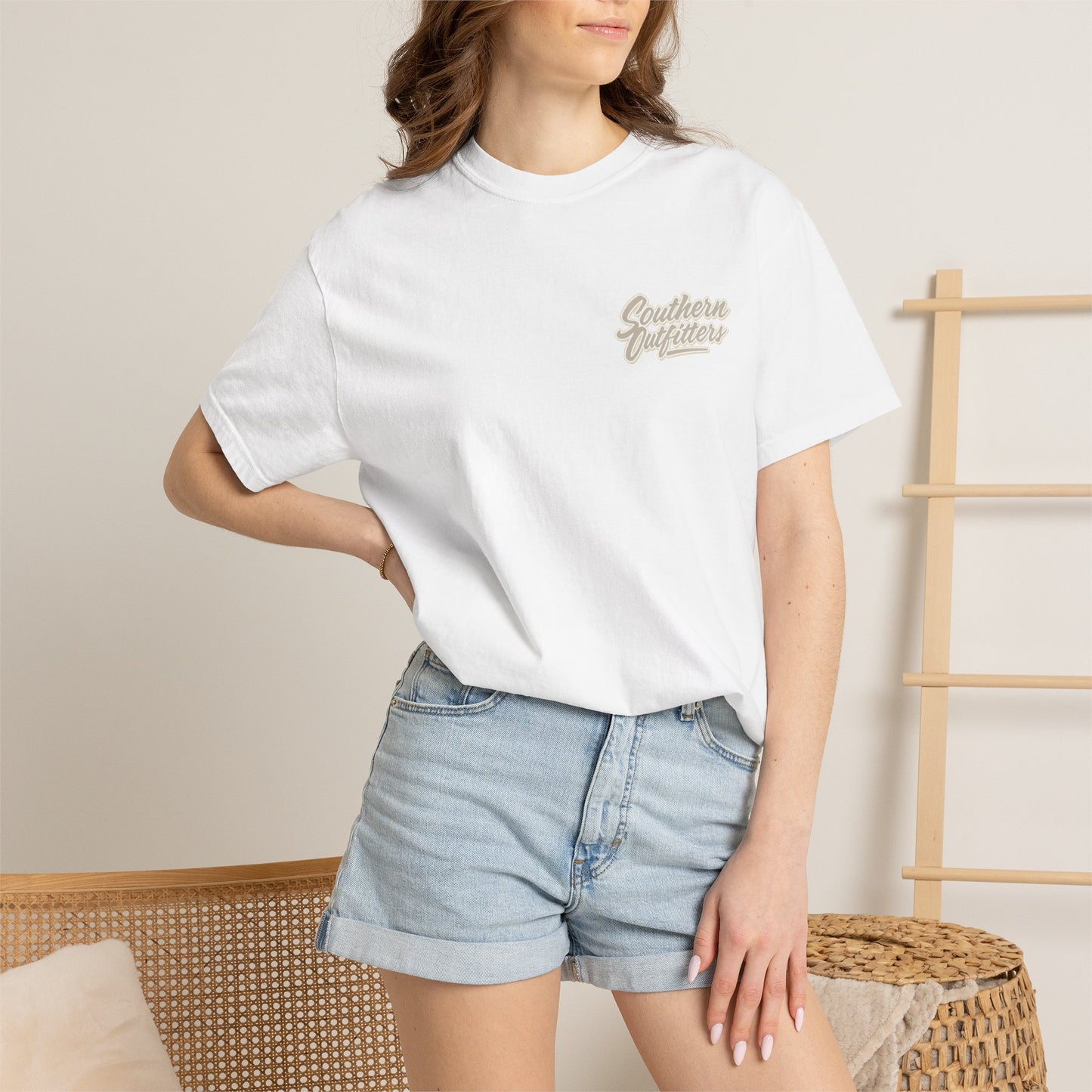 Southern Outfitters Hunting T-Shirt — Tree Stand Deer Graphic Tee