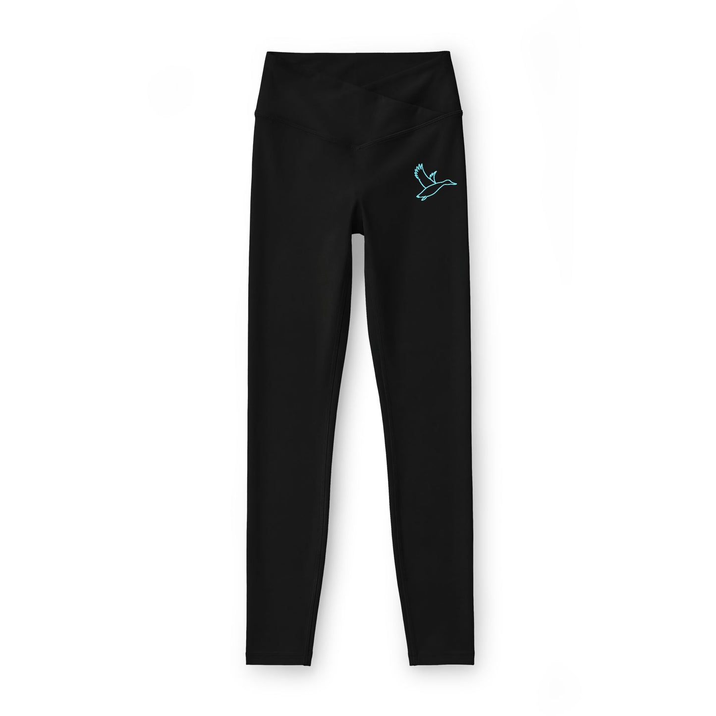 Women’s Luxe Leggings — Minimal Teal Dove Yoga Leggings